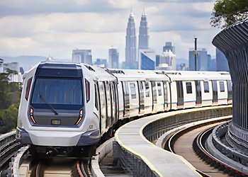 マレーシア不動産 MRT車両の写真