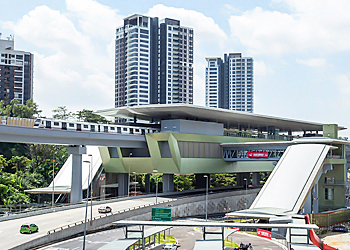 マレーシア不動産 MRT駅の写真